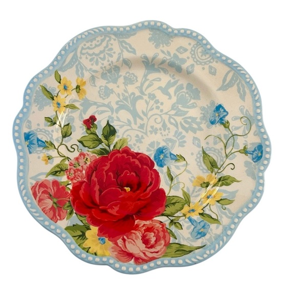 The Pioneer Woman Sweet Rose 10 pc. Dinnerware Set Floral Romantic Cottagecore - Picture 3 of 6